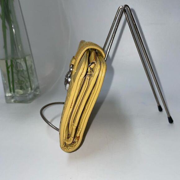 Brighton Tooled Leather Flower Pattern Wallet - Picture 4 of 10